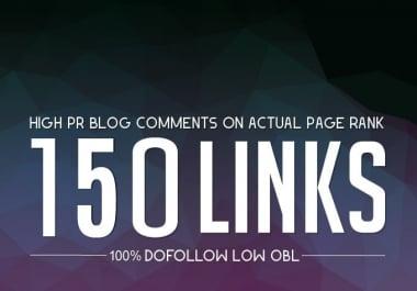 Will Do150 Dofollow Blog Comment Low Obl