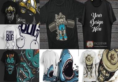 T-Shirt design package - get it straight away