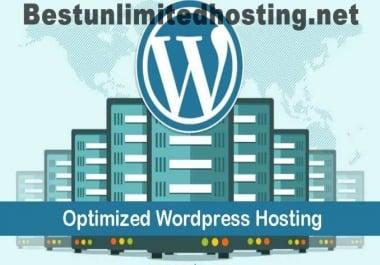 Optimized wordpress hosting with already installed wordpress