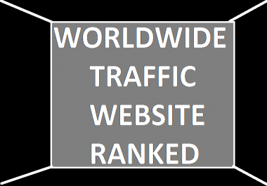 Drive 50,000 traffic visit to your website human visits all over the world