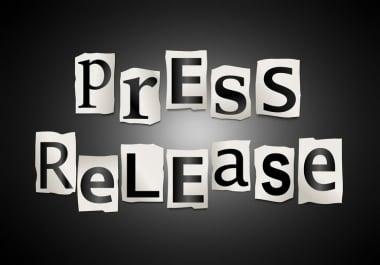Publish Your Written Press Release To Top 20 PR Distribution Networks