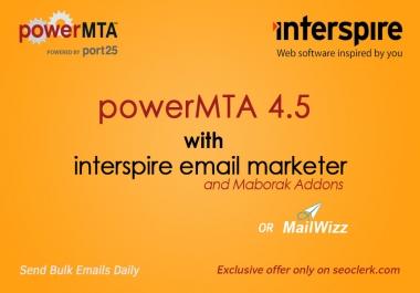 Install and Configure PowerMTA SMTP with Interspire or Mailwizz