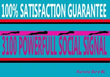 Give you 3150 High quality social signal