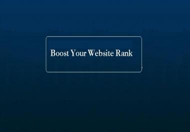 Boost Your Website Rank SEO campaign