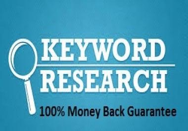 I Provide You The Best Low Competition Keywords