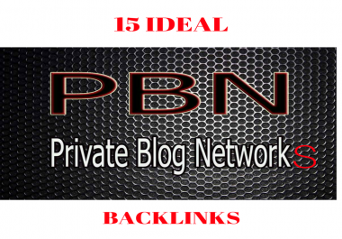 Build 15 ideal pbn links on good domain
