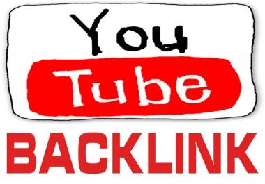 50 Real site support Your YouTube Video-Back-links to increase your video Rank