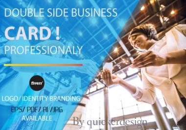 Make a businesscard for your business in 24 hours