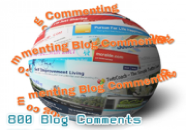 Get 800 comments with backlinks to your website.