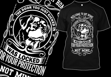 I'll Do Any Typography T-shirt,  Cartoon Design