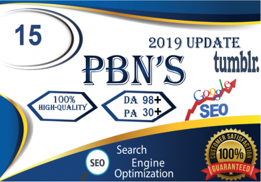 Build 15 PBN Permanent Backlinks High quality On DA 98 PA 30+ Tumblr to Improve SEO Boost Google