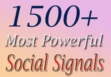 Super Fast 1500 Social Signals in 6 Hour