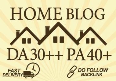 make guest post on da 50 quality home blog