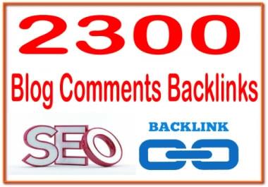 Get You 2300 HQ. Blog comments PR7 to PR10 Backlinks Boost SEO Ranking
