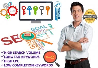 Arrange SEO Keyword Research & get 100 plus Keyword