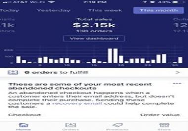 eCommerce advertisement and social media marketing