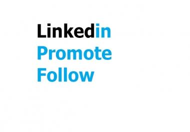 Buy 100+ high quality LinkedIn Followers for LinkedIn Company & Profile Account or Also All Social Media offer here
