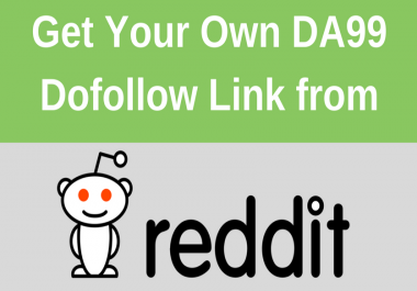 Contextual Dofollow Link on Reddit