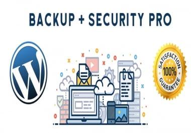 backup and secure your wordpress website