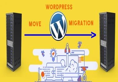 move your wordpress securely to new server