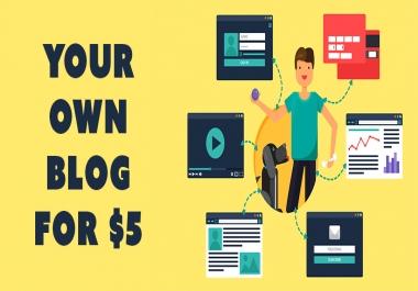 help you start your own blog