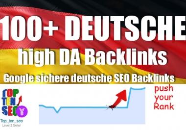 100 plus high authority german backlinks Premium 100+ Backlinks