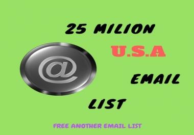 2.5 milion Ameria States Leads together Email List