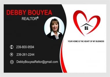 I'll design creative business cards for you within 24 hours