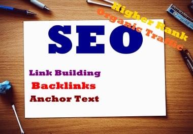 50 HIGH QUALITY MANUALLY MADE ANCHOR TEXT BACKLINKS