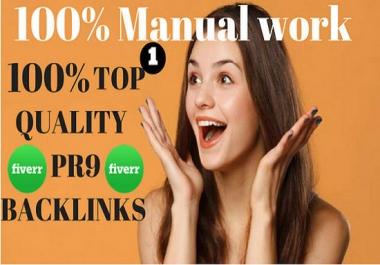 Provide Best 100 Pr9 Permanent Backlinks In 24 Hours