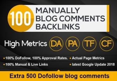 100 High Pa Da Manually Blog Comments Backlinks To Website