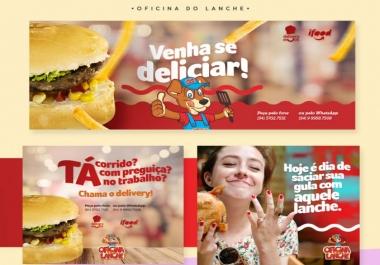 Design Social Media Banner,  Image,  Post