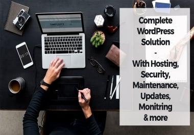 Ultimate WordPress Hosting with Maintenance service
