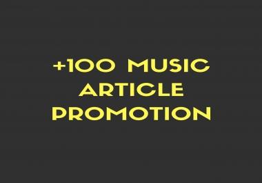 +100 Article On Press Music Promotion