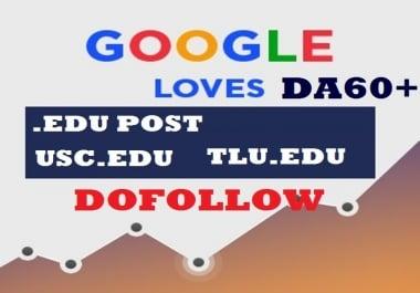 Write & publish 2 Quality. Edu Guest Post DA 60+