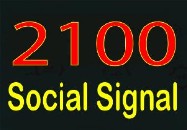Rank your website with 2100 + Social Signals from only HIGH PR Backlink Websites