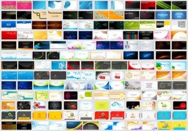 Provide a 2,500 plus visiting card collection