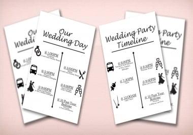 I can design an Invitation for you.