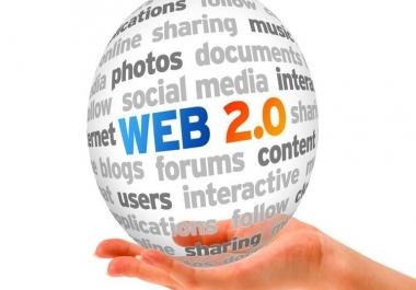 Get 10 Web 2.0 High Pr Dofollow Backlinks Manual Link Building