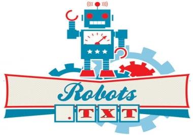 fix robots. txt problem of your site.