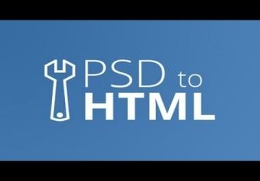 Convert Psd To Html Responsive Template