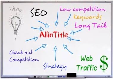 400 Allintitle Google Results And Deliver Them In Excel