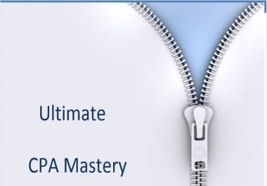 Ultimate CPA Mastery Instant Download, 300 a day Teaching you how to increase CPA leads