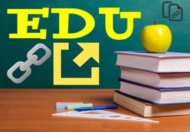 Create 20. edu do follow backlinks low obl