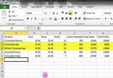 Earn 500 weekly working Microsoft Excel online