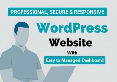 Responsive Wordpress Website