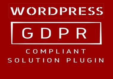 Install WP GDPR Compliant Solution Plugin