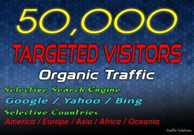 Drive 50000 Target Web Traffic for 30 Days