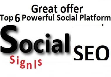 Great Top Powerful 8 Platform social signals backlink