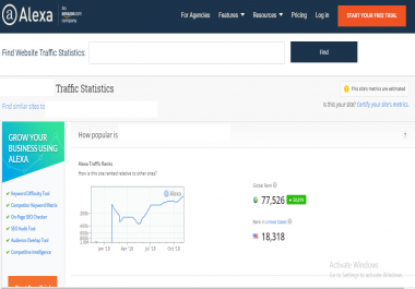 Improve USA alexa rank under 19k
